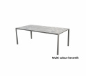 Pure spisebord 200x100 H73 cm - taupe/flere bordplader