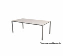 Pure spisebord 200x100 H73 cm - taupe/flere bordplader