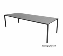 Pure spisebord 280x100 H73 cm - lava grey/flere bordplader