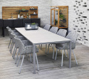 Pure spisebord 280x100 H73 cm - light grey/flere bordplader