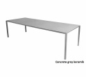 Pure spisebord 280x100 H73 cm - light grey/flere bordplader