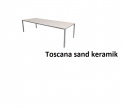 Pure spisebord 280x100 H73 cm - light grey/flere bordplader
