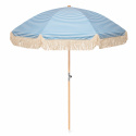 Mira parasol Ø 1,8 m - retro stripe blue