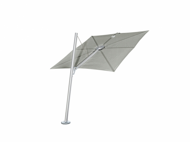 Spectra parasol forward (80°), square 250x250 cm - Alu Grey i gruppen Udendørs møbler / Solbeskyttelse / Parasoller hos Sommarboden i Höllviken AB (SP250ALUN80F-GREY)