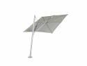 Spectra parasol forward (80°), square 300x300 cm - Alu Grey