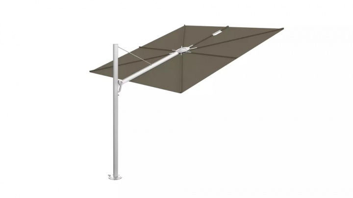 Spectra parasol forward (80°), square 300x300 cm - Alu Taupe i gruppen Udendørs møbler / Solbeskyttelse / Parasoller hos Sommarboden i Höllviken AB (SP300ALUN80F-TAUPE)