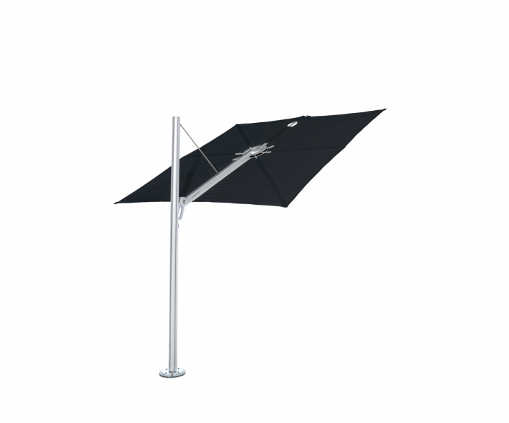 Spectra parasol straight (90°), square 300x300 cm - Alu Black i gruppen Udendørs møbler / Solbeskyttelse / Parasoller hos Sommarboden i Höllviken AB (SP300ALUN90S-BLACK)