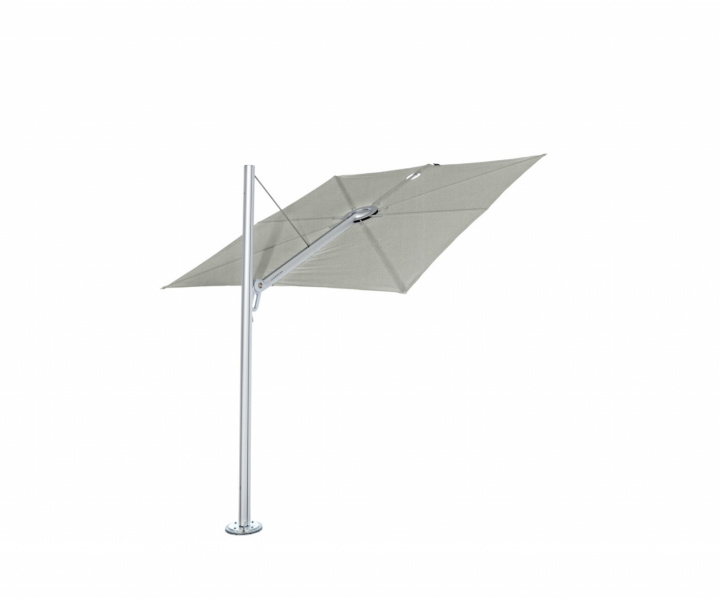 Spectra parasol straight (90°), square 300x300 cm - Alu Grey i gruppen Udendørs møbler / Solbeskyttelse / Parasoller hos Sommarboden i Höllviken AB (SP300ALUN90S-GREY)