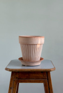 Simona krukke raw, Ø 12 H12 cm - rose