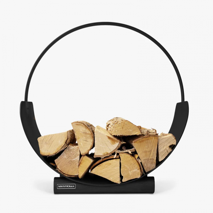 Brændehylde stål - sort i gruppen Indretning / Andet / Living hos Sommarboden i Höllviken AB (ST42-01)