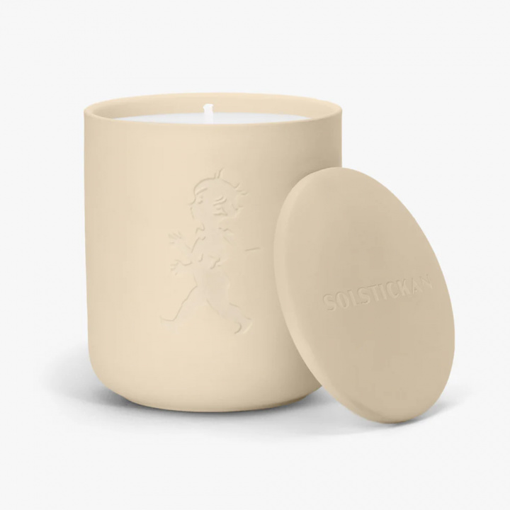 Keramisk duftlys - linne i gruppen Indretning / Dekoration / Lys hos Sommarboden i Höllviken AB (ST80-34)