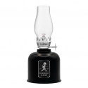 Parafinlampe - sort/silver