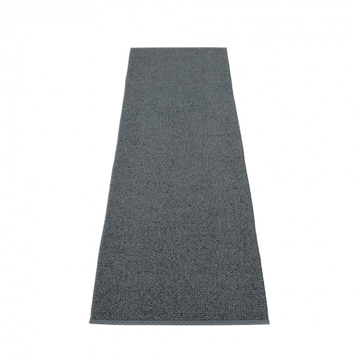 Svea tæppe - granit / sort metallisk i gruppen Indretning / Tekstiler / Tæpper hos Sommarboden i Höllviken AB (Svea - granit)