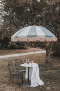 Portimao parasol Ø 2,1 m - sky blue stripe