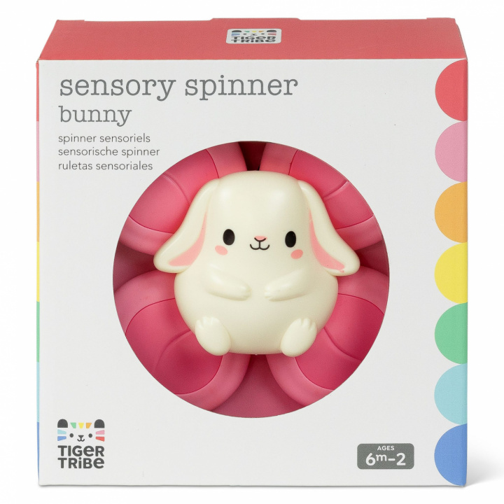 Sensory Spinner - bunny i gruppen Legetøj / Legetøj / 0-2 år hos Sommarboden i Höllviken AB (TT-1-1040)