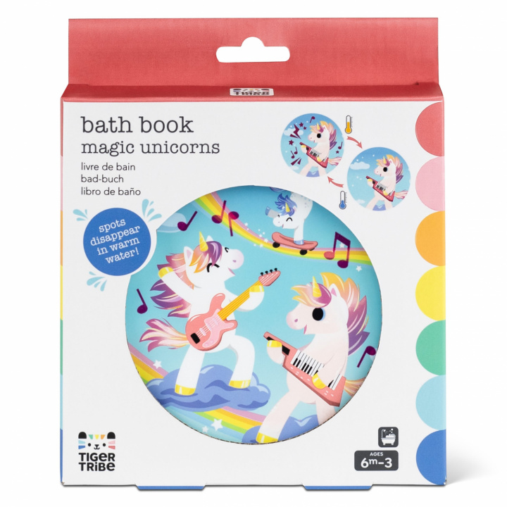 Bath Book badlegetøj - magic unicorns i gruppen Legetøj / Dårlig & Lek hos Sommarboden i Höllviken AB (TT-6-1543)