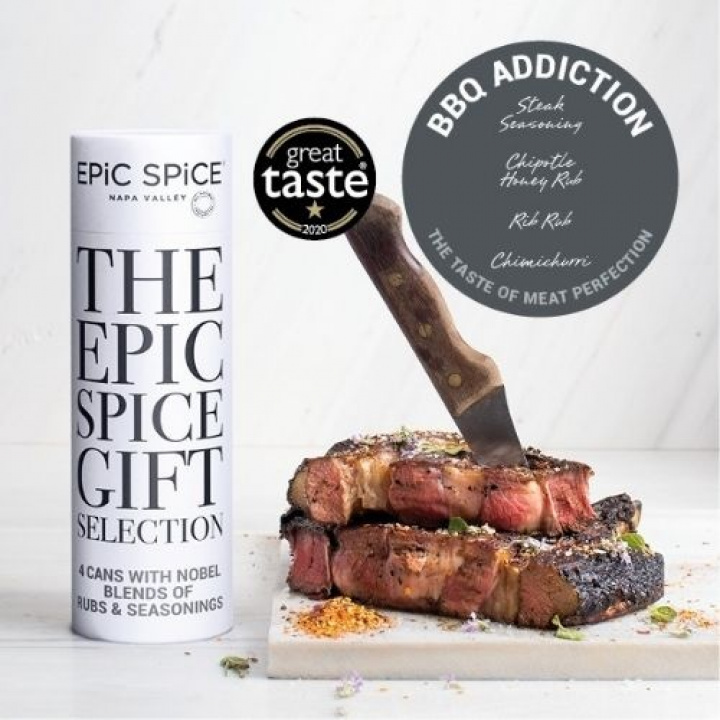 BBQ Addiction - Epic Spice i gruppen Grill / Grillredskaber og madlavning / Krydderier hos Sommarboden i Höllviken AB (TUBEBBQx4)