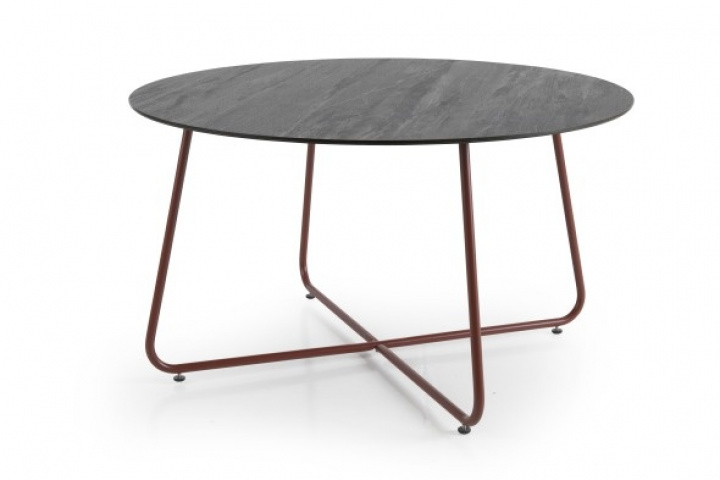 Taverny sofabord Ø 85 cm i gruppen Udendørs møbler / Materiale / Aluminiummøbler / Sofabord & Sidebord - Aluminiummøbler hos Sommarboden i Höllviken AB (Taverny-bord-85cm)