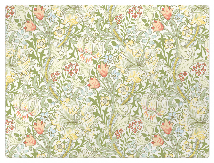 Golden lilly bordplade 40x30 cm i gruppen Indretning / Køkken & Dækning / Brickor og grydeunderlag hos Sommarboden i Höllviken AB (WM4030-100)