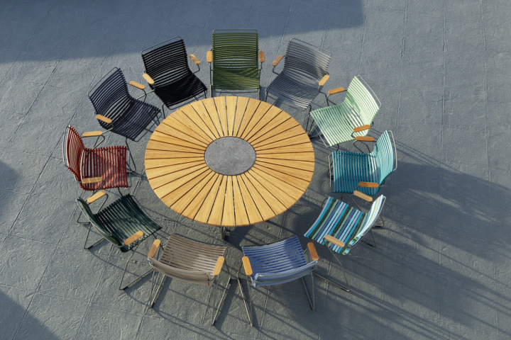Klik på rammen stol - flere farver i gruppen Udendørs møbler / Stole & Havestole / Stole med armlæn hos Sommarboden i Höllviken AB (click-karmstol)