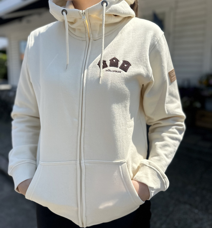 Höllviken hoodie - off-white i gruppen Indretning / Andet / Tilbehør hos Sommarboden i Höllviken AB (hollviken-hoodie-offwhite)