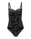 Potenza Solid badedragt - black