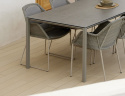 Pure spisebord 100x100 cm - taupe/flere bordsplader