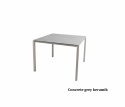 Pure spisebord 100x100 cm - taupe/flere bordsplader
