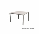 Pure spisebord 100x100 cm - taupe/flere bordsplader